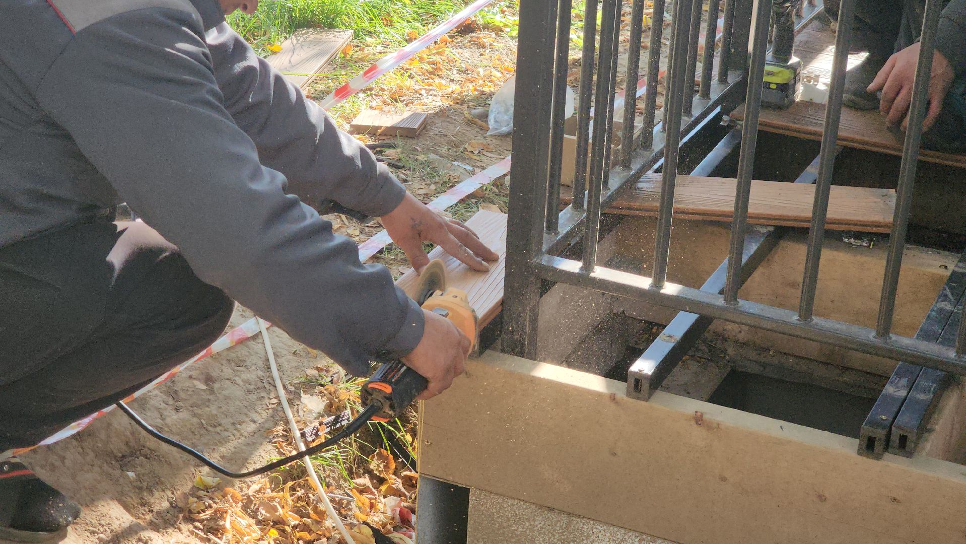 павильон для проведения мастер-классов, Парк Киово, Лобня, Строительство,