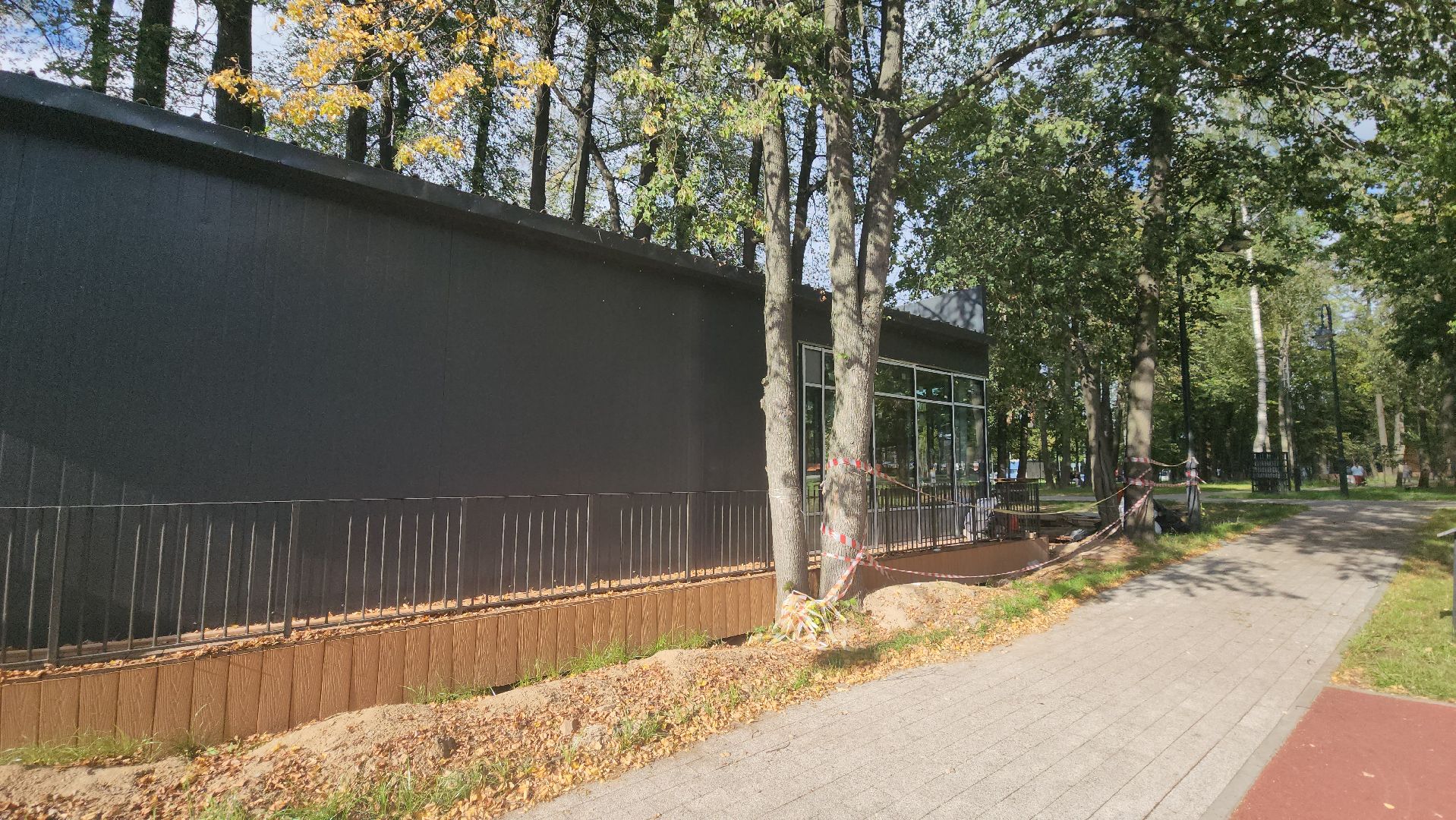 павильон для проведения мастер-классов, Парк Киово, Лобня, Строительство,