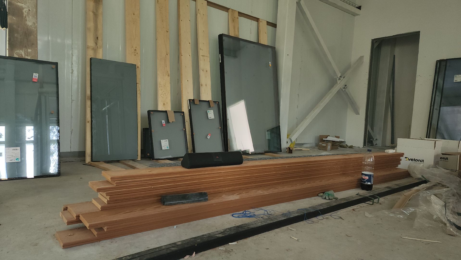 павильон для проведения мастер-классов, Парк Киово, Лобня, Строительство,