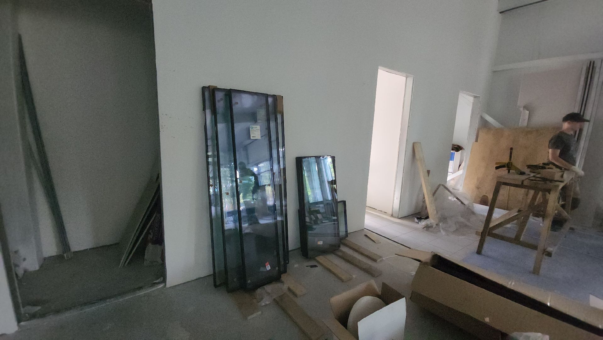 павильон для проведения мастер-классов, Парк Киово, Лобня, Строительство,