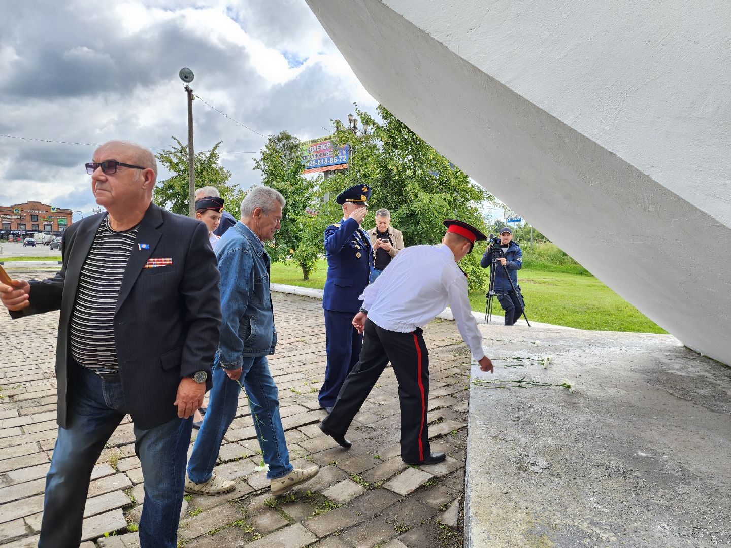 ногинск, общество, жители, день военно-воздушных сил, память, памятник, возложение цветов,