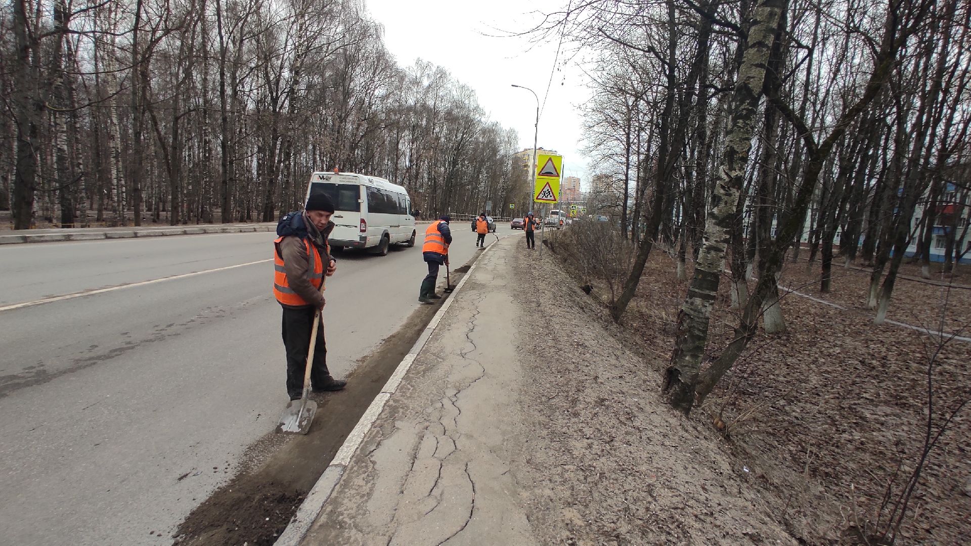 Лобня, дороги, благоустройство