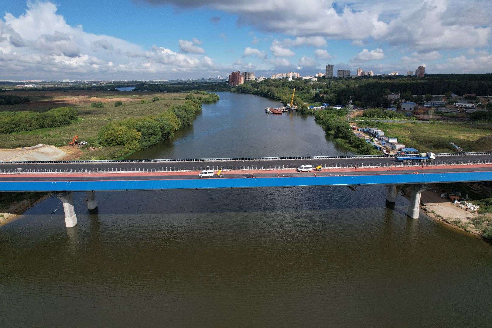 видео с коптера, юла, трасса, дороги, строительство, ленинский,