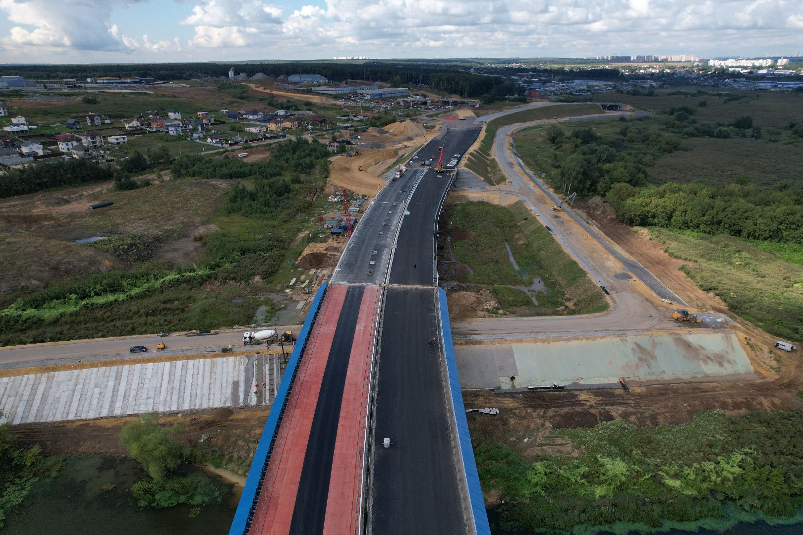 видео с коптера, юла, трасса, дороги, строительство, ленинский,
