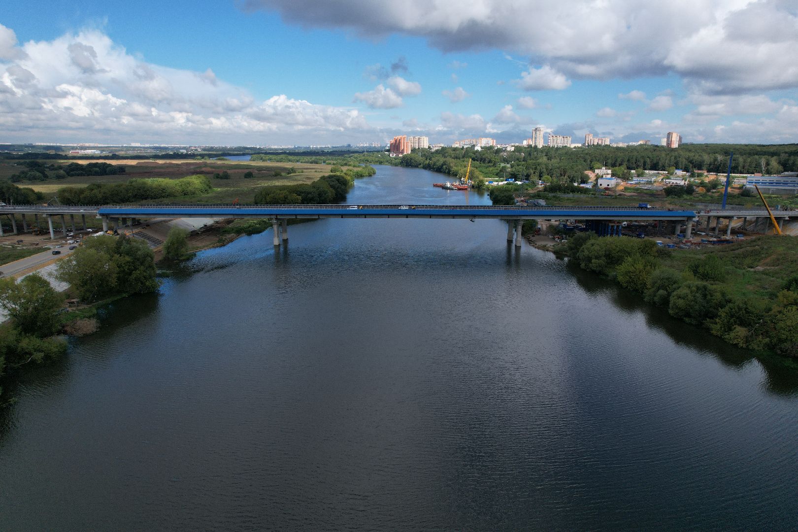 видео с коптера, юла, трасса, дороги, строительство, ленинский,