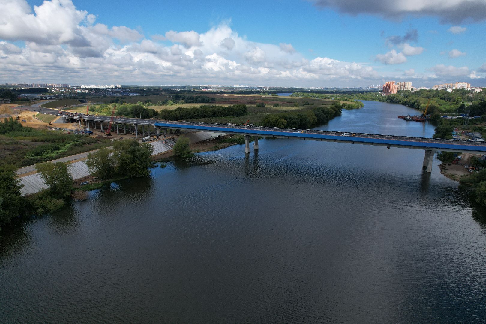 видео с коптера, юла, трасса, дороги, строительство, ленинский,