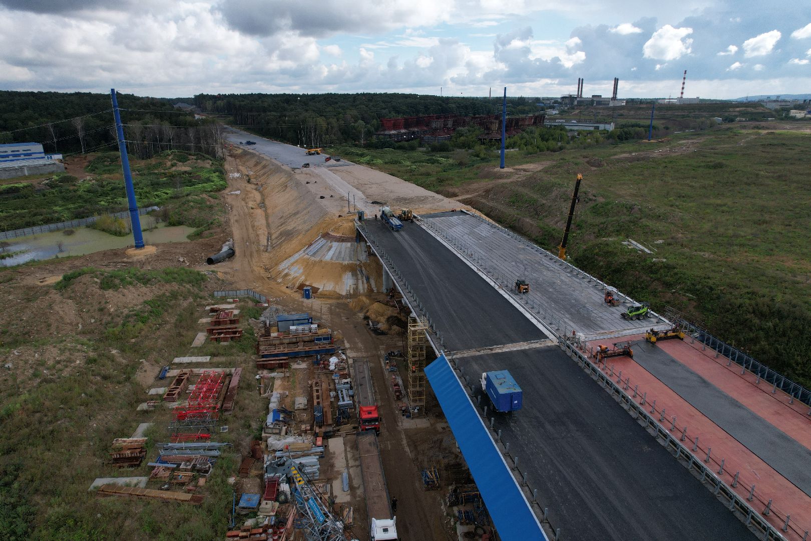 видео с коптера, юла, трасса, дороги, строительство, ленинский,