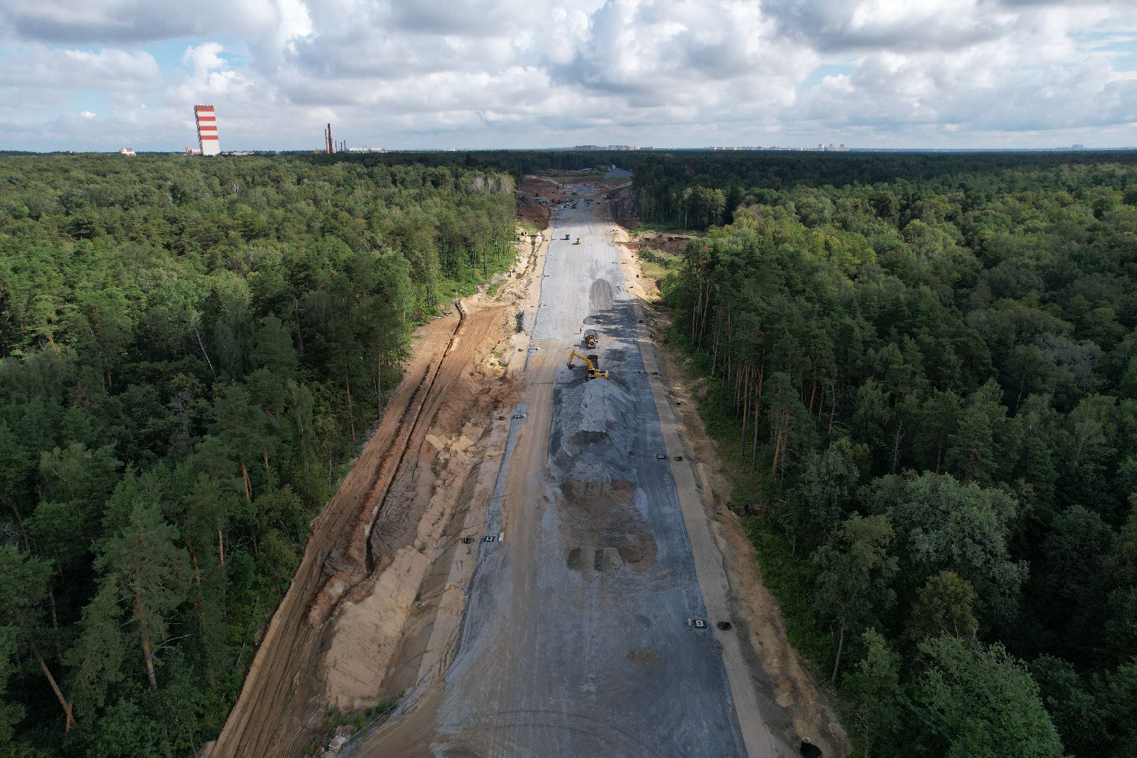 видео с коптера, юла, трасса, дороги, строительство, ленинский,