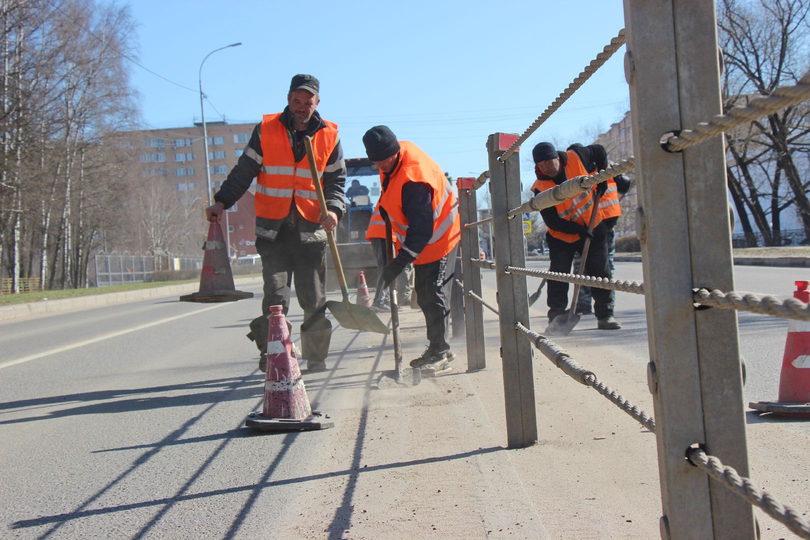 Лобня, благоустройство, дороги