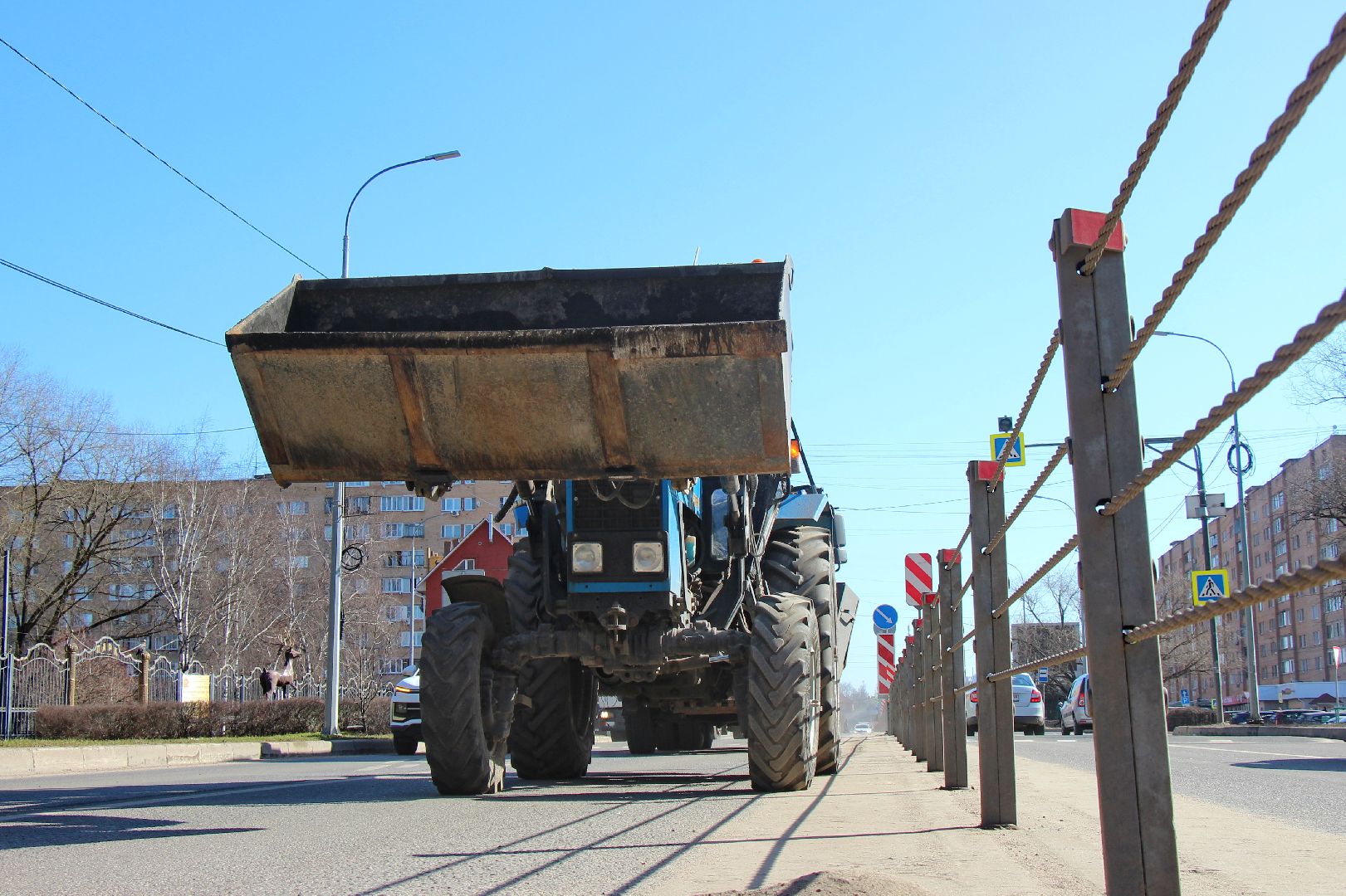 Лобня, благоустройство, дороги