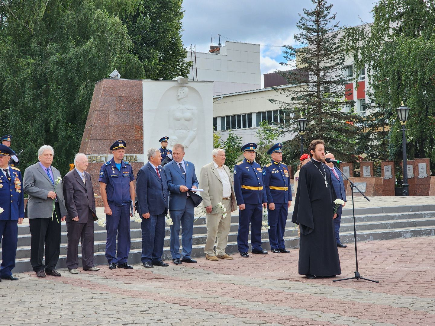 ногинск, митинг, жители, общество, день военно-воздушных сил, память, вечный огонь, ветеран,