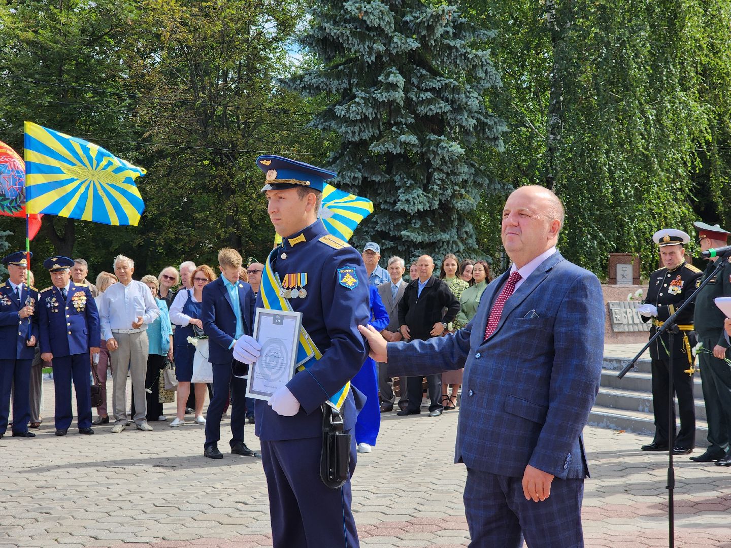 ногинск, митинг, жители, общество, день военно-воздушных сил, память, вечный огонь, ветеран,