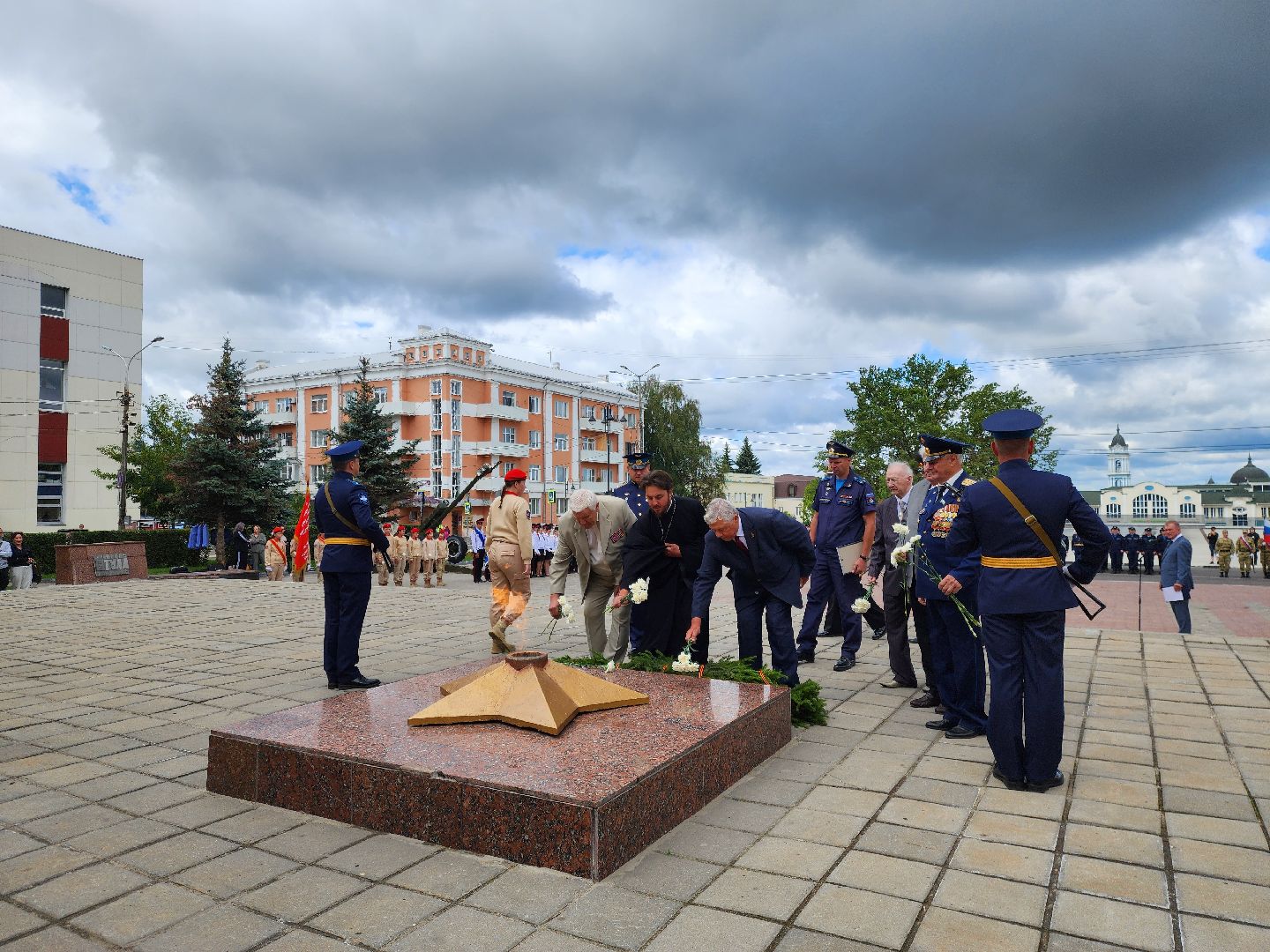 ногинск, митинг, жители, общество, день военно-воздушных сил, память, вечный огонь, ветеран,