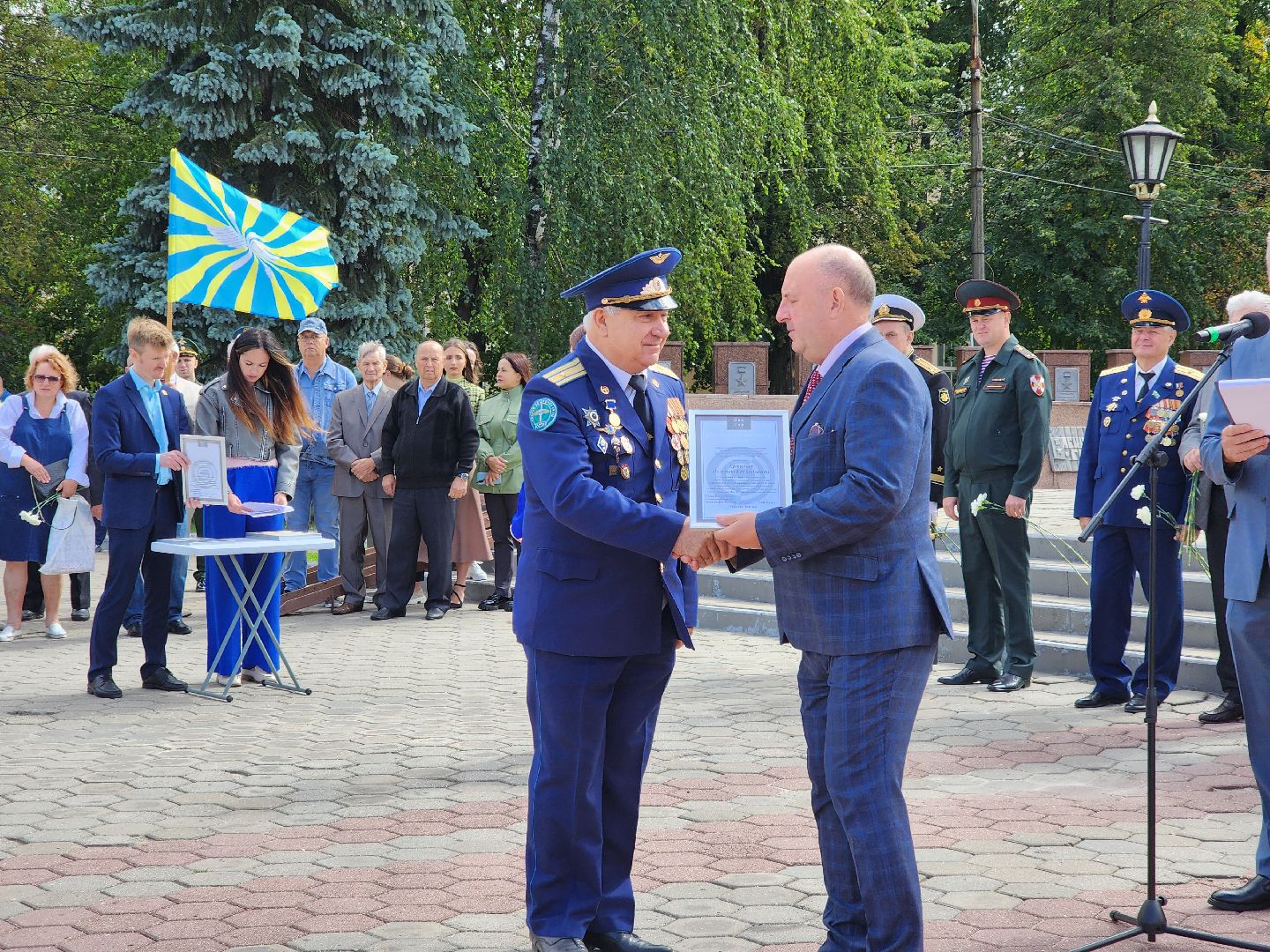 ногинск, митинг, жители, общество, день военно-воздушных сил, память, вечный огонь, ветеран,