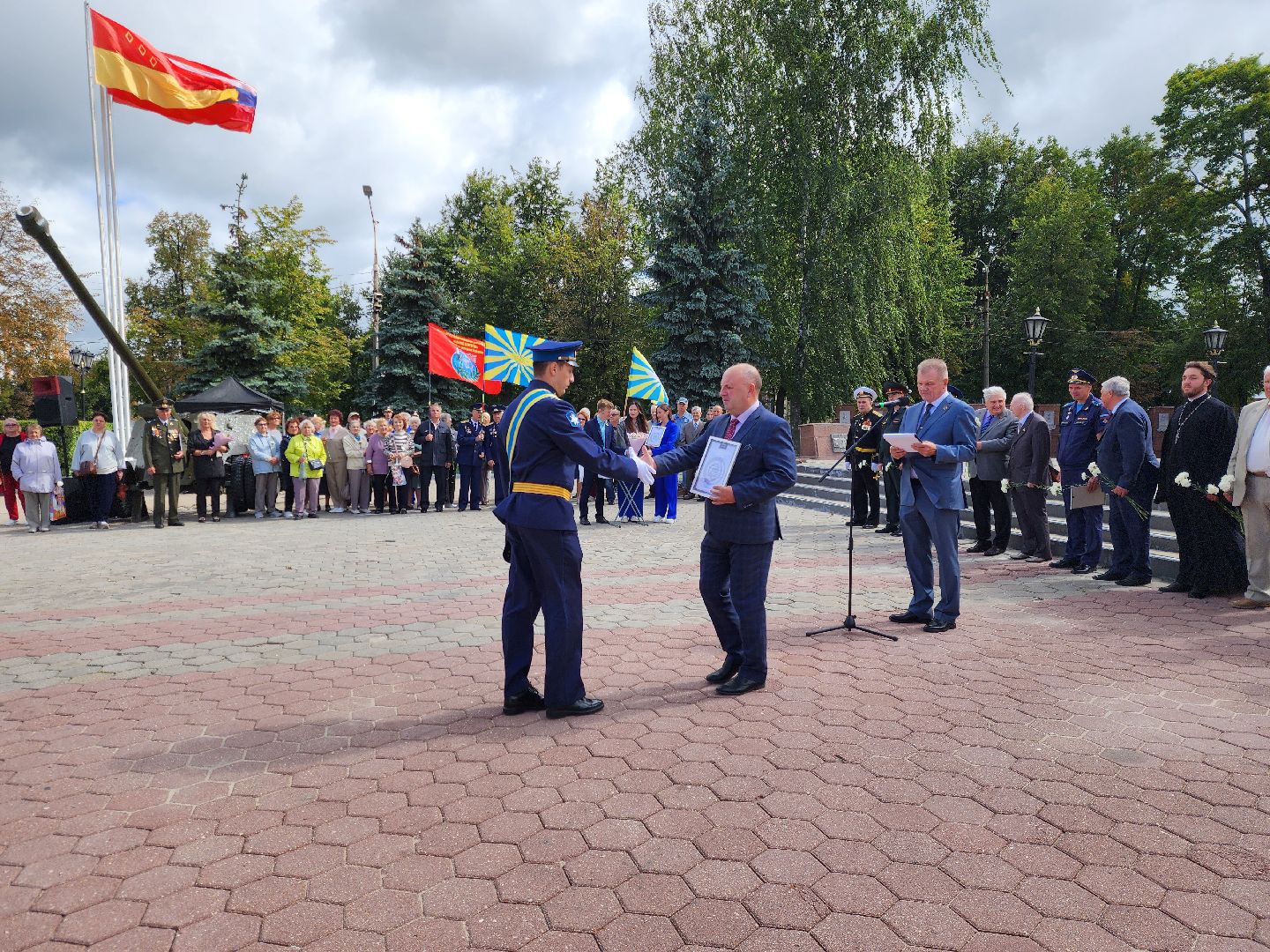 ногинск, митинг, жители, общество, день военно-воздушных сил, память, вечный огонь, ветеран,