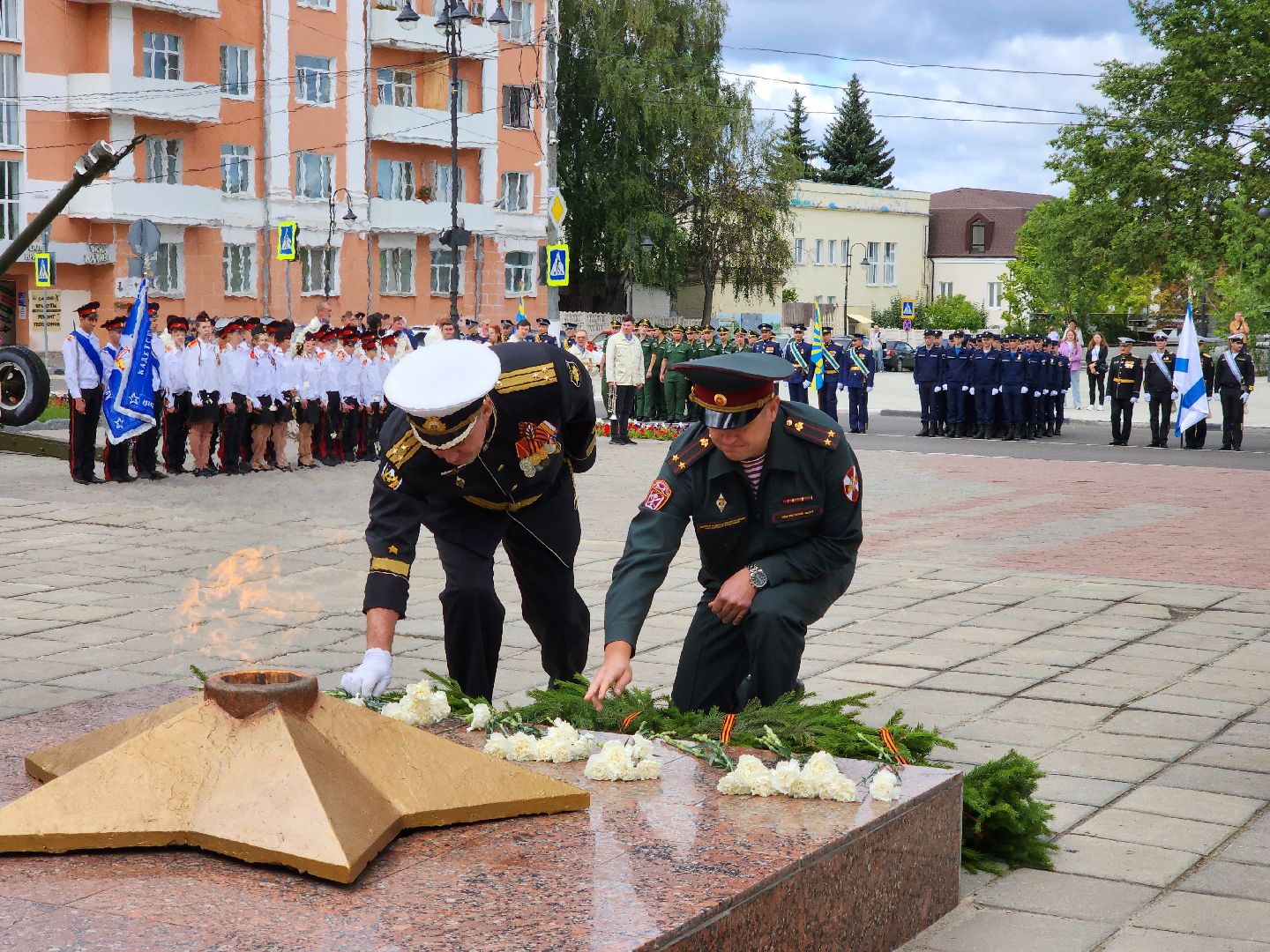 ногинск, митинг, жители, общество, день военно-воздушных сил, память, вечный огонь, ветеран,