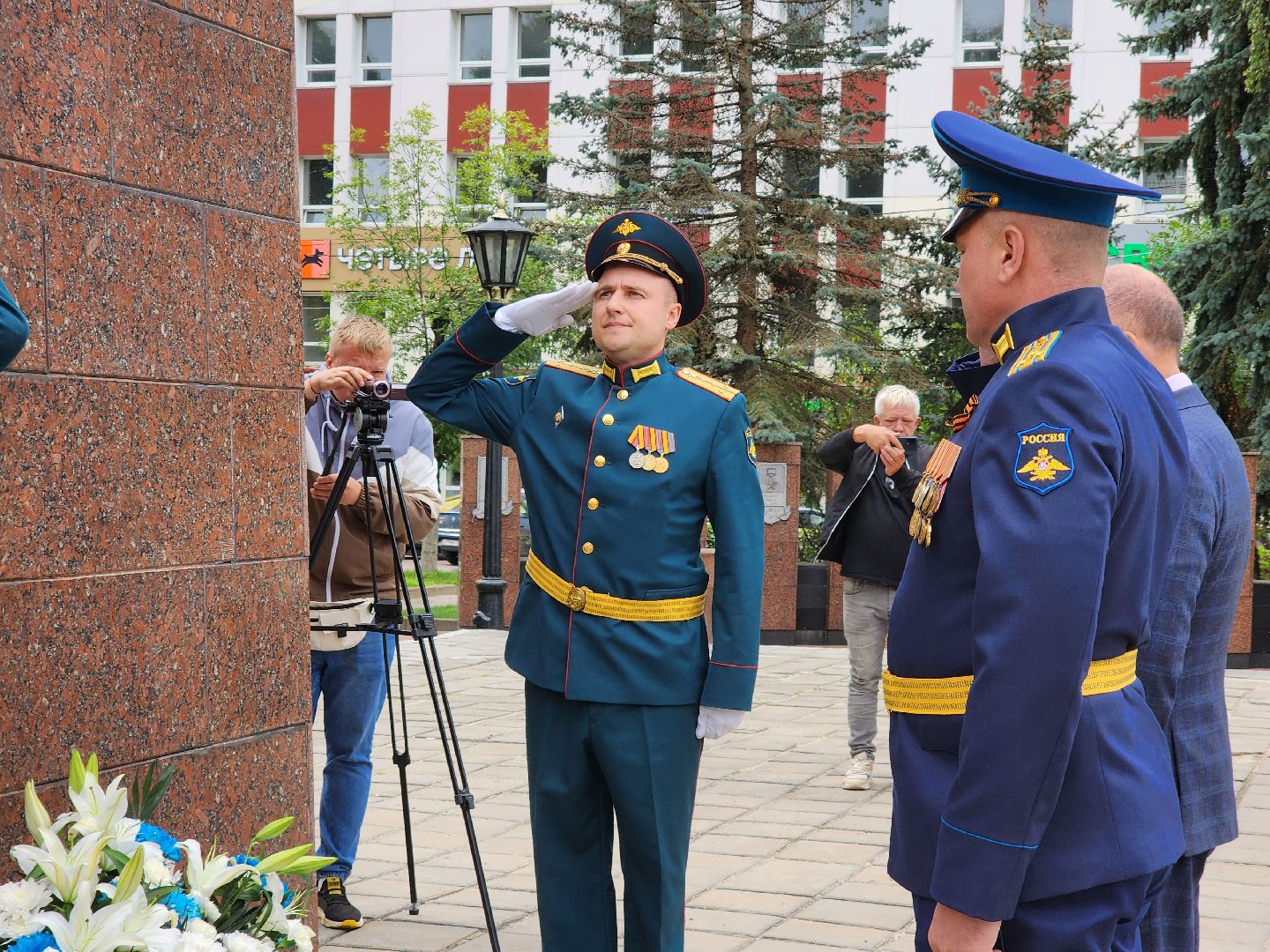 ногинск, митинг, жители, общество, день военно-воздушных сил, память, вечный огонь, ветеран,