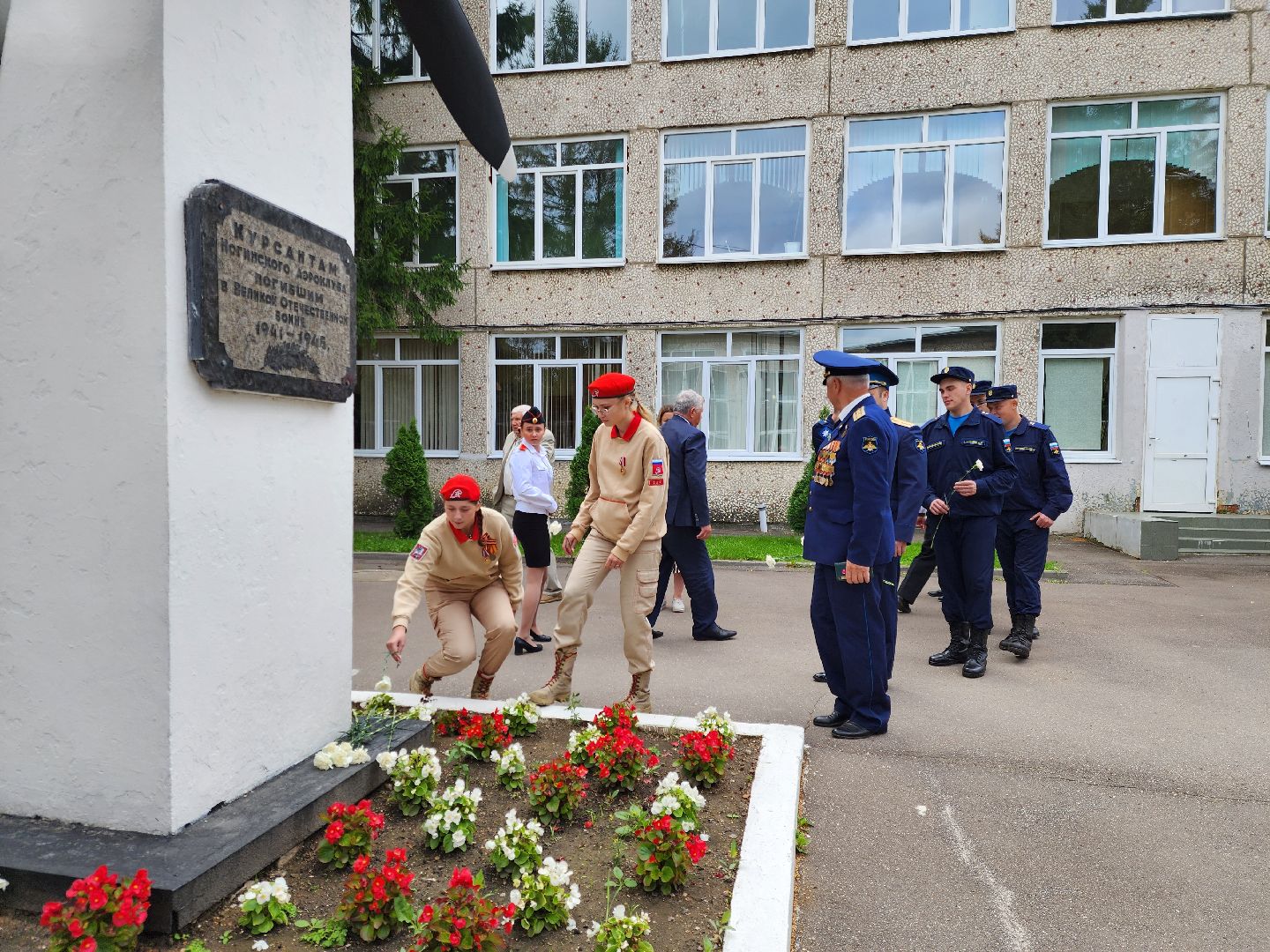 ногинск, митинг, день военно-воздушных сил, общество, жители, ветераны, летчики, школа,