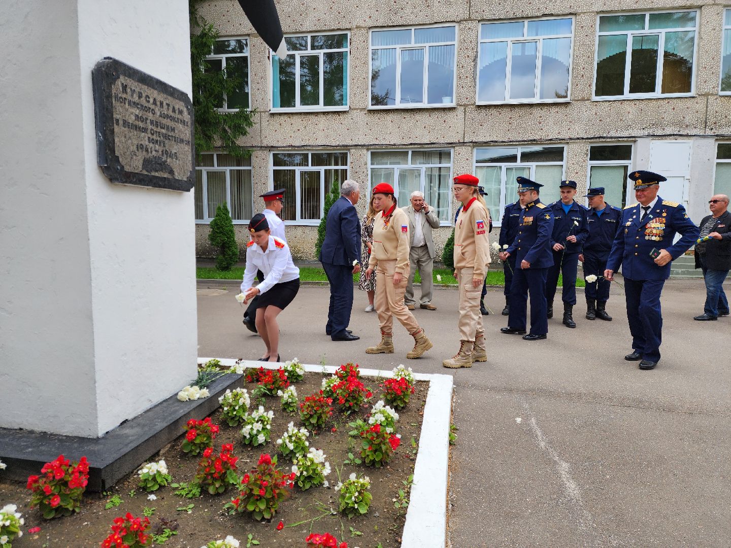 ногинск, митинг, день военно-воздушных сил, общество, жители, ветераны, летчики, школа,
