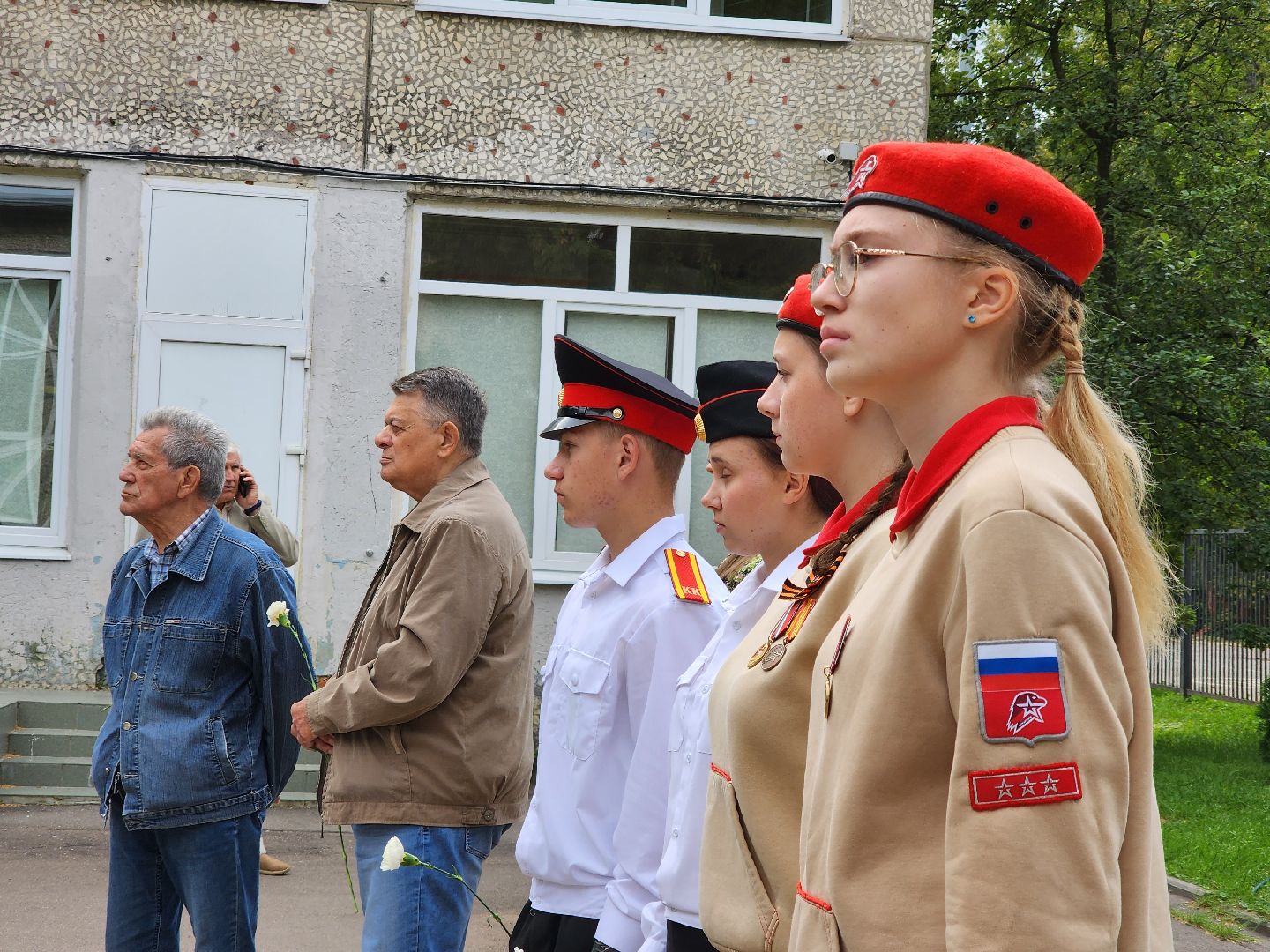 ногинск, митинг, день военно-воздушных сил, общество, жители, ветераны, летчики, школа,