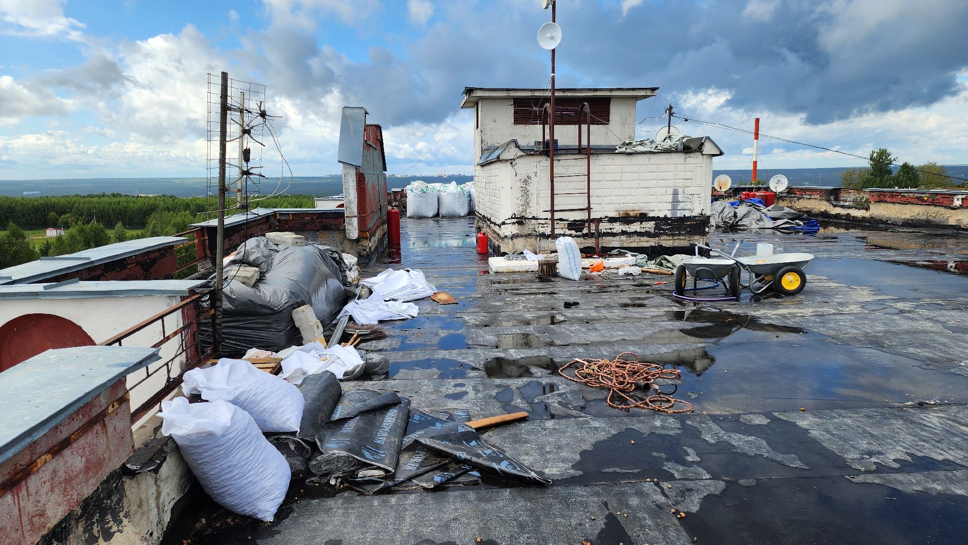 кашира, капитальный ремонт, ремонт кровли, ремонт фасада, заливка стякжи, демонтажные работы,