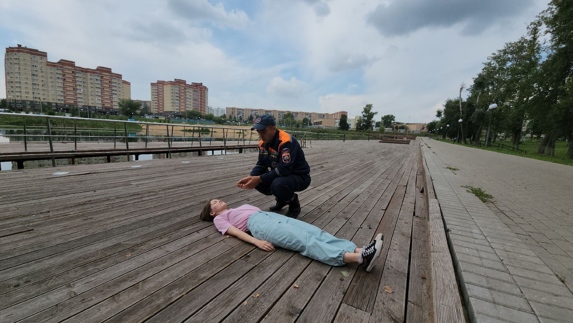 серпухов, подмосковье, спасатель, солнечный удар,