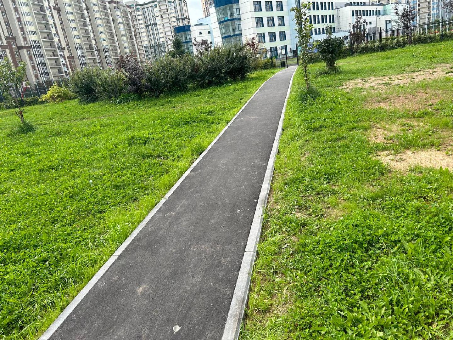 дорога к школе, подготовка к 1 сентября, благоустройство, микрорайон Южный, Домодедово,