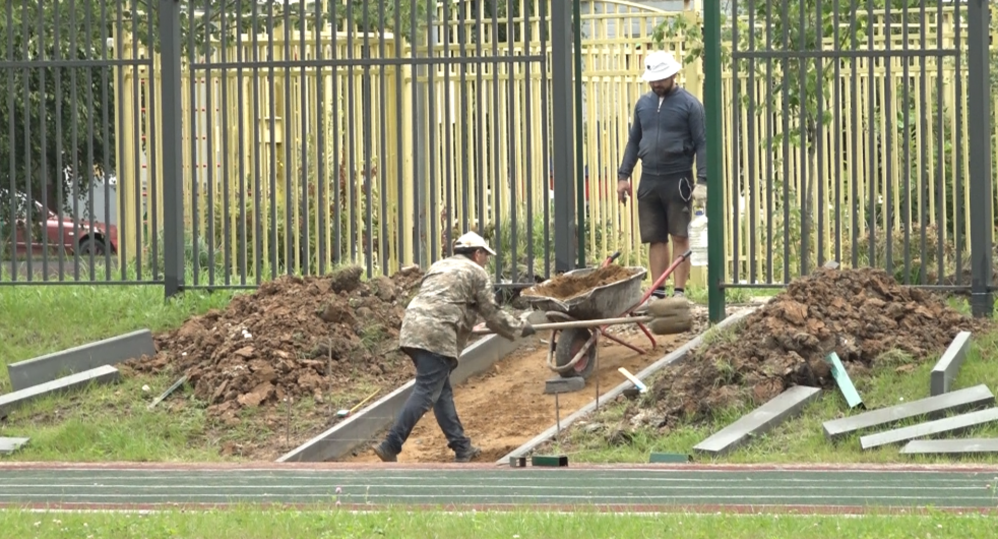 дорога к школе, подготовка к 1 сентября, благоустройство, микрорайон Южный, Домодедово,