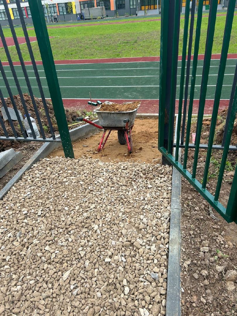 дорога к школе, подготовка к 1 сентября, благоустройство, микрорайон Южный, Домодедово,