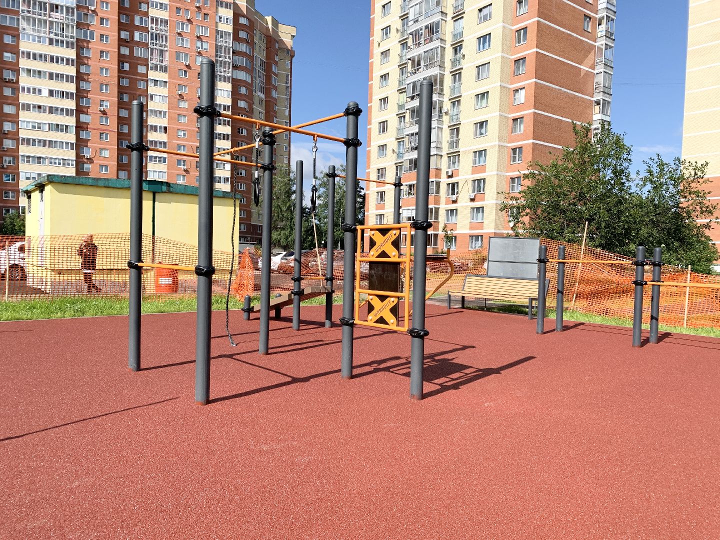 Балашиха, Подмосковье, благоустройство дворов, воркаут-площадка,