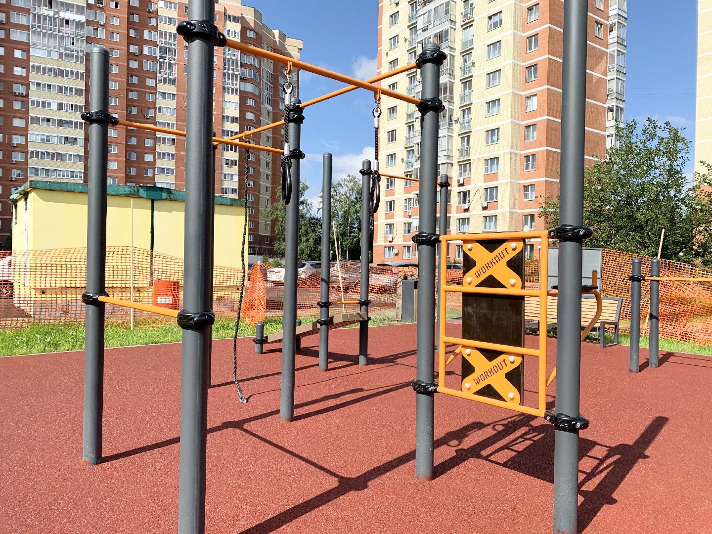 Балашиха, Подмосковье, благоустройство дворов, воркаут-площадка,