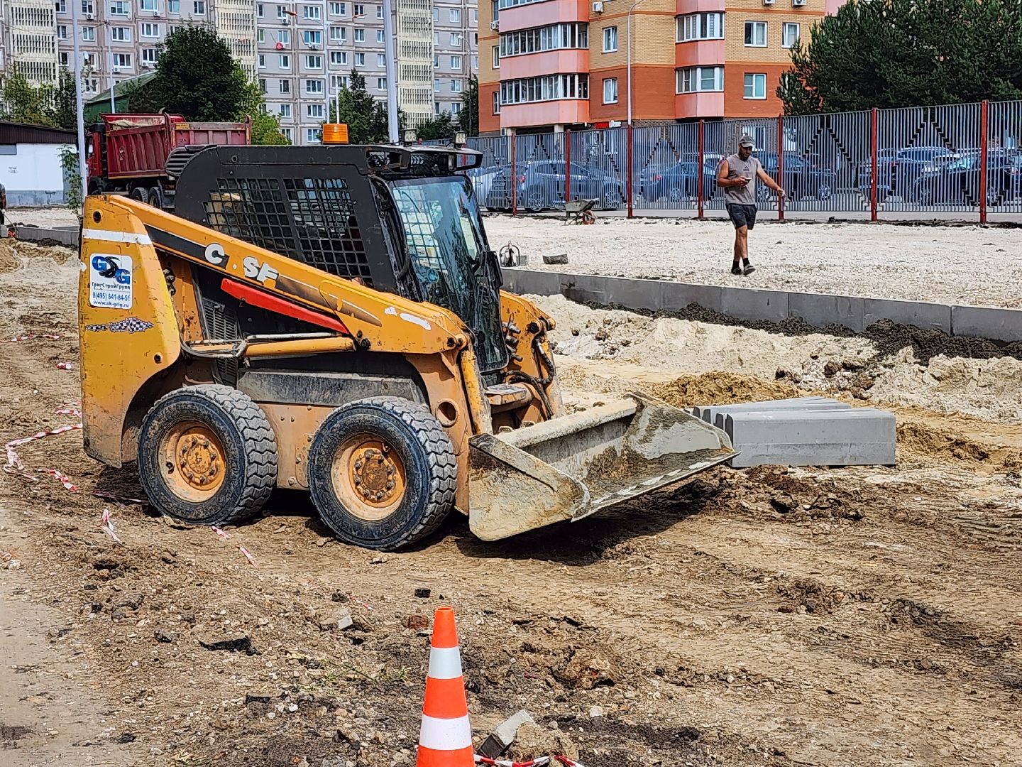 Чехов, улица Лопасненская, благоустройство двора, формирование комфортной городской среды, парковки, проезды, тротуары,