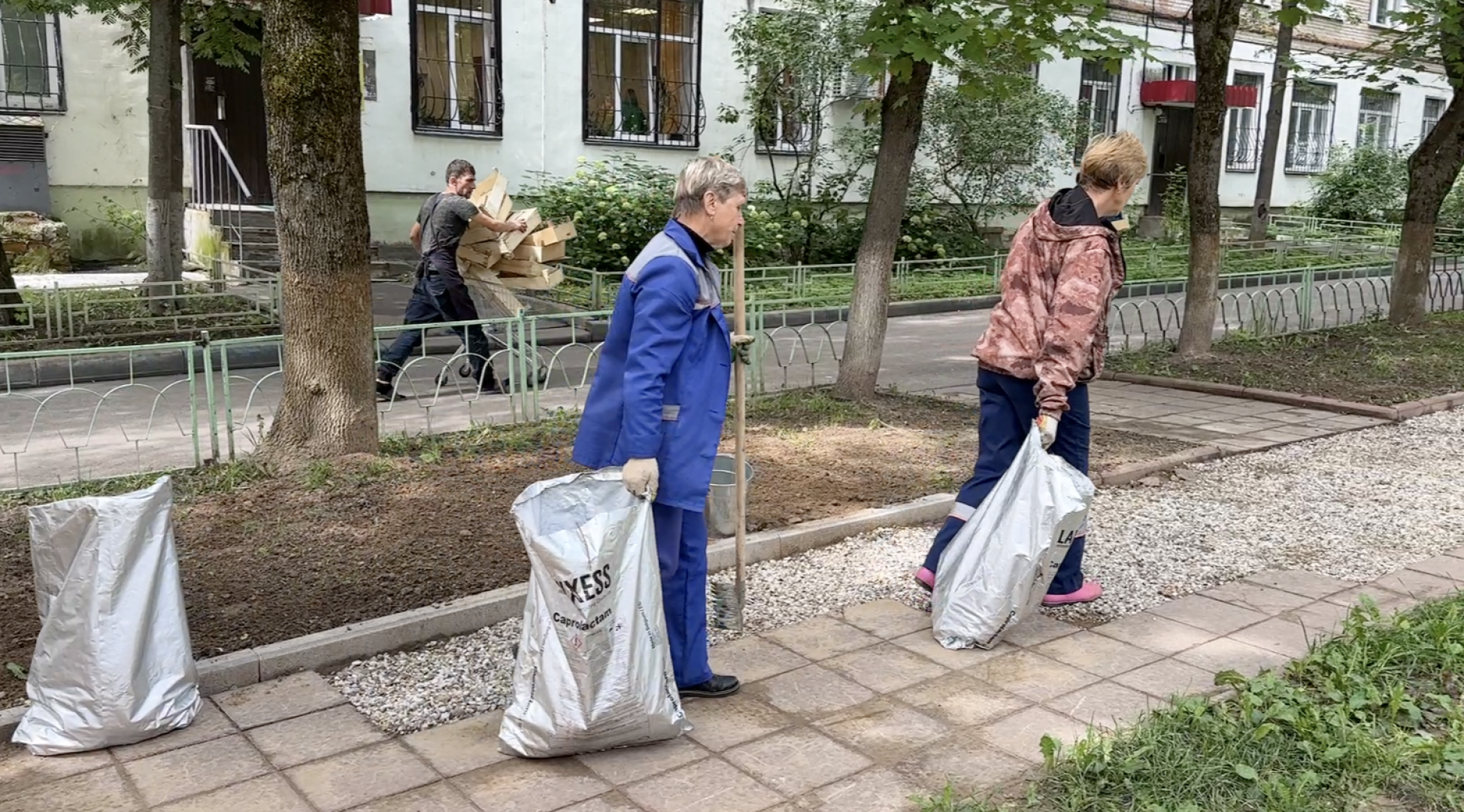 Клин, общество, благоустройство, дворы,