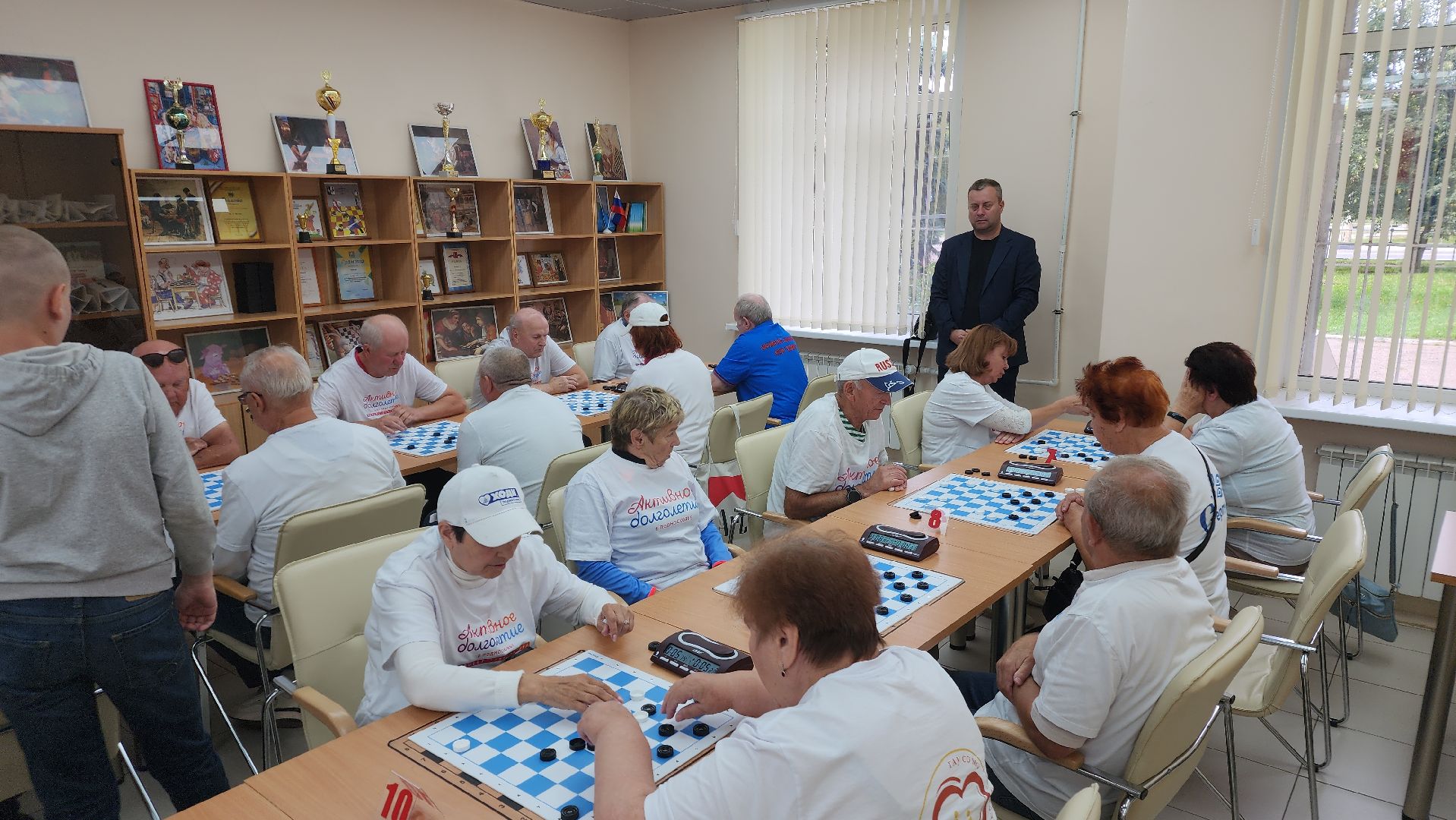 ступино, шашки, шахматы, спорт подмосковья, активное долголетие,