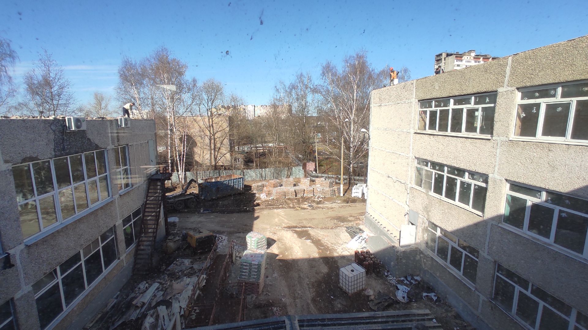 Лобня, строительство, школа