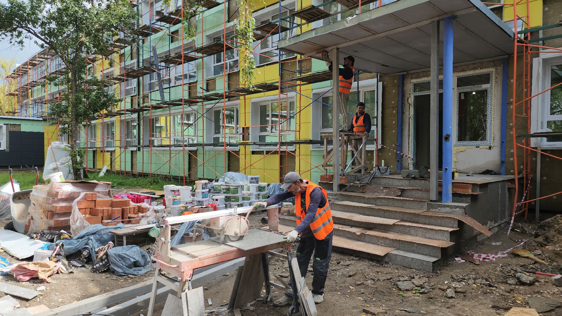 серпухов, подмосковье, капремонт школы,