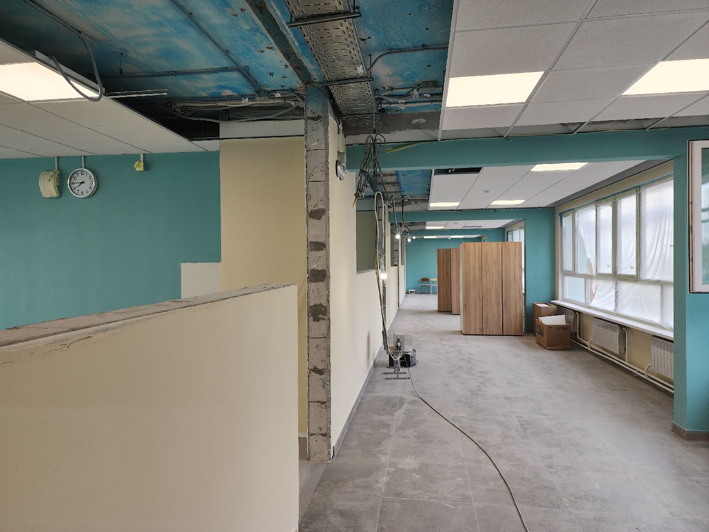 серпухов, подмосковье, капремонт школы,