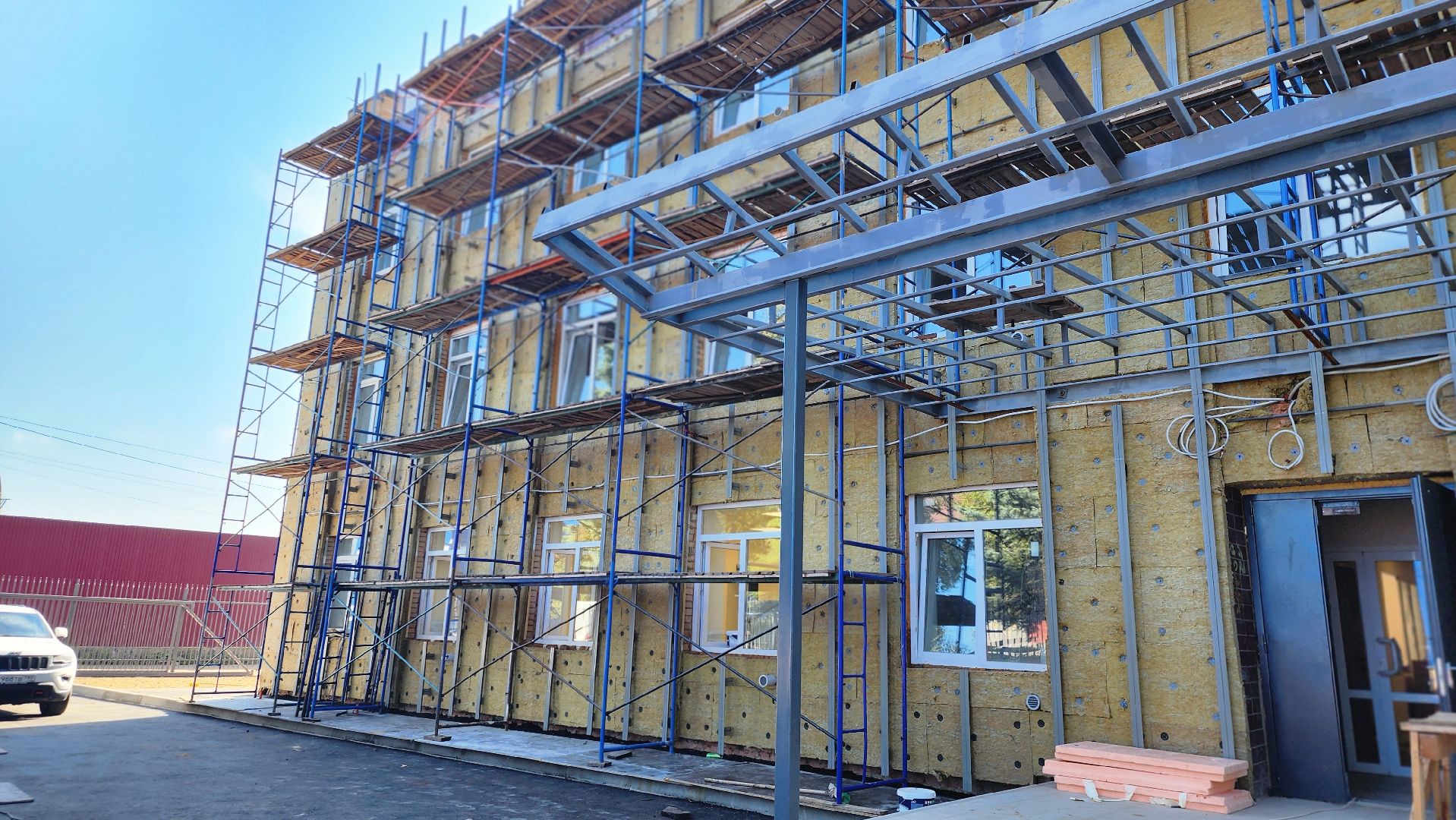 школа искусств Растуново, капитальный ремонт здания, Домодедово,