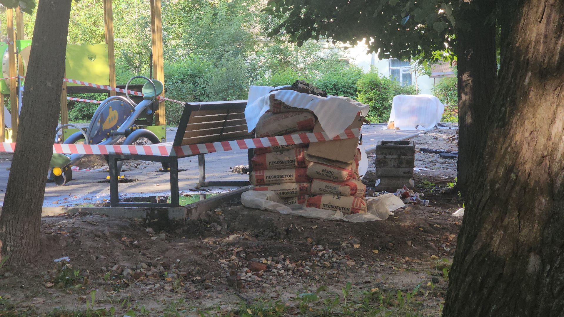 Павловский Посад, Городской округ Павловский Посад, Детская площадка, Модернизация, дети,Двор,