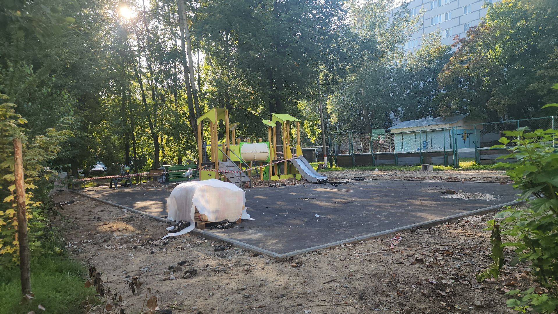 Павловский Посад, Городской округ Павловский Посад, Детская площадка, Модернизация, дети,Двор,