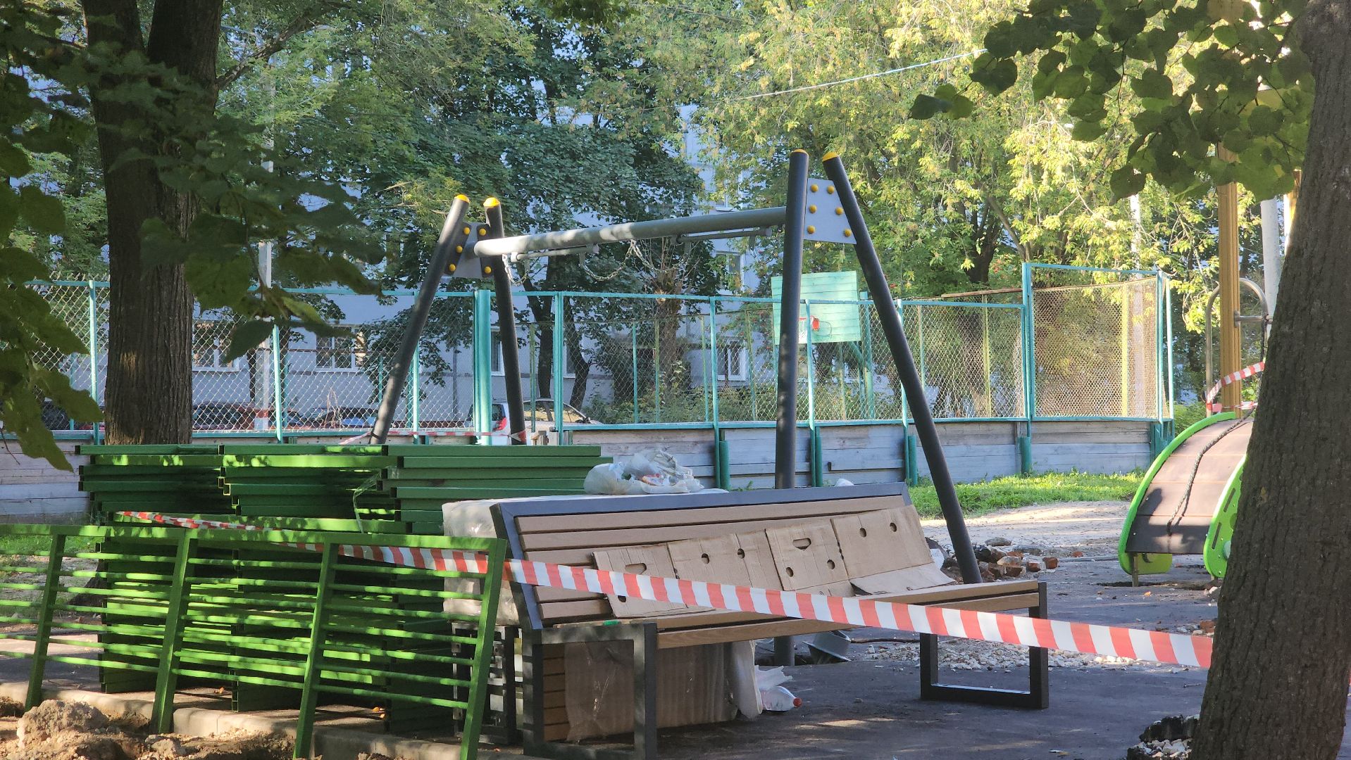 Павловский Посад, Городской округ Павловский Посад, Детская площадка, Модернизация, дети,Двор,