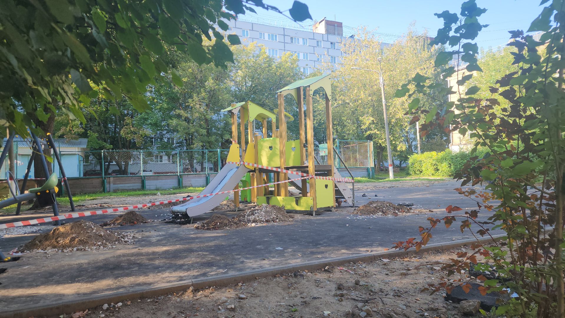 Павловский Посад, Городской округ Павловский Посад, Детская площадка, Модернизация, дети,Двор,