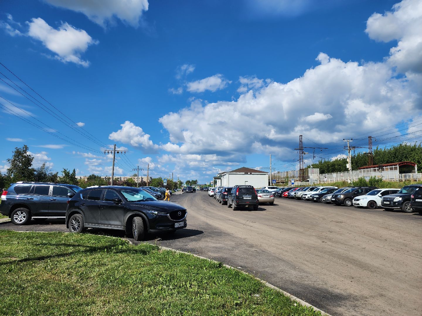 Коломна, дорожный ремонт, парковка, новый асфальт,