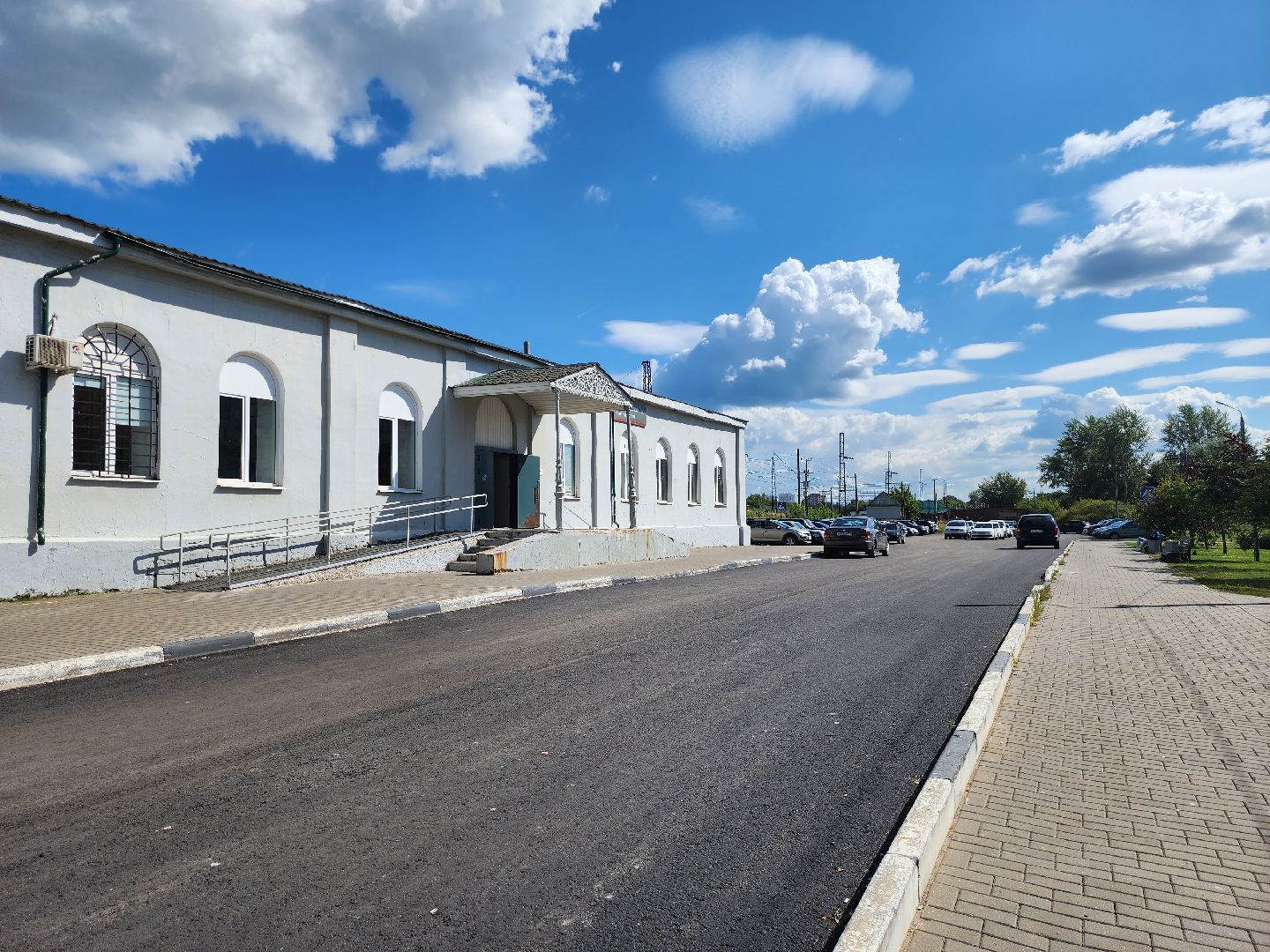 Коломна, дорожный ремонт, парковка, новый асфальт,