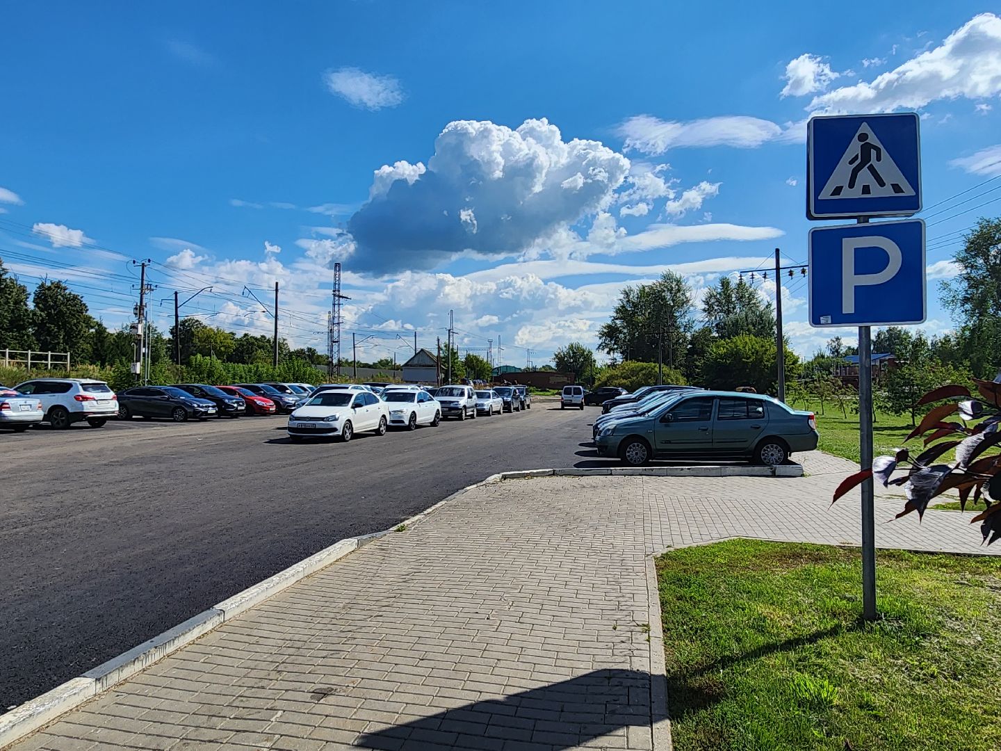 Коломна, дорожный ремонт, парковка, новый асфальт,