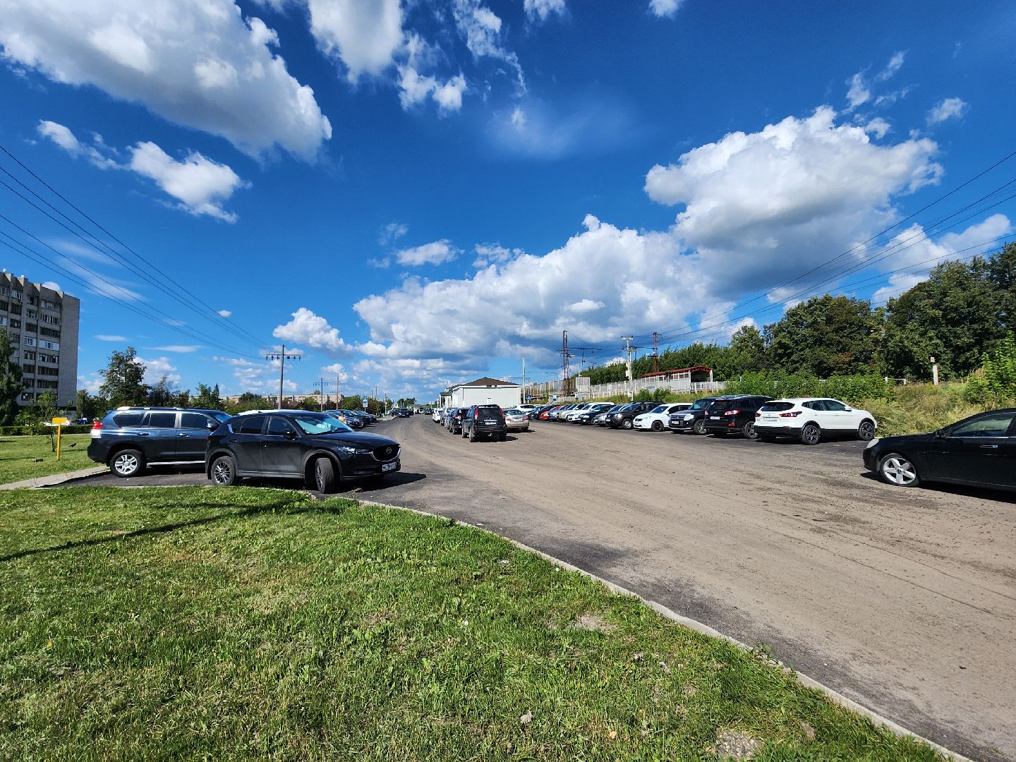 Коломна, дорожный ремонт, парковка, новый асфальт,