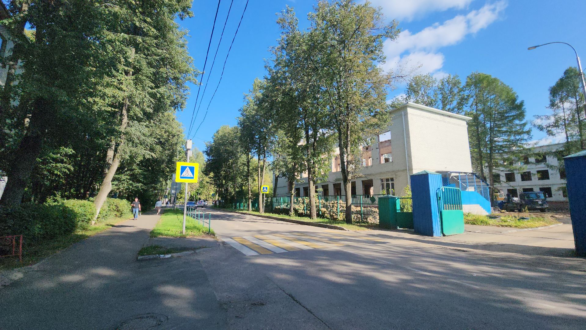 Школа, Учебный год, Лобня, пешеходные переходы,