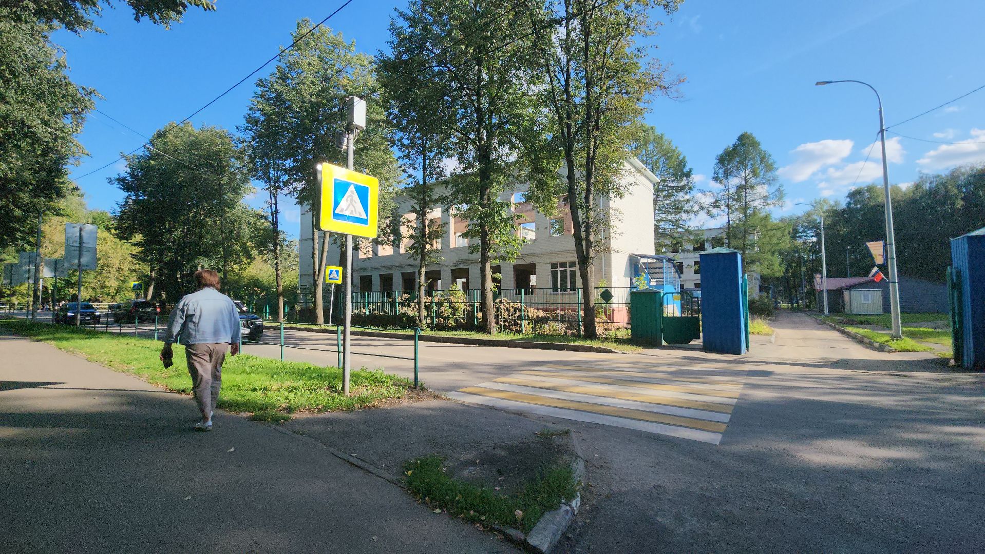 Школа, Учебный год, Лобня, пешеходные переходы,