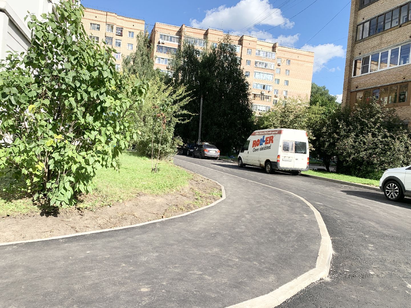 Балашиха, Подмосковье, благоустройство дворов, асфальтирование дворов дорог,