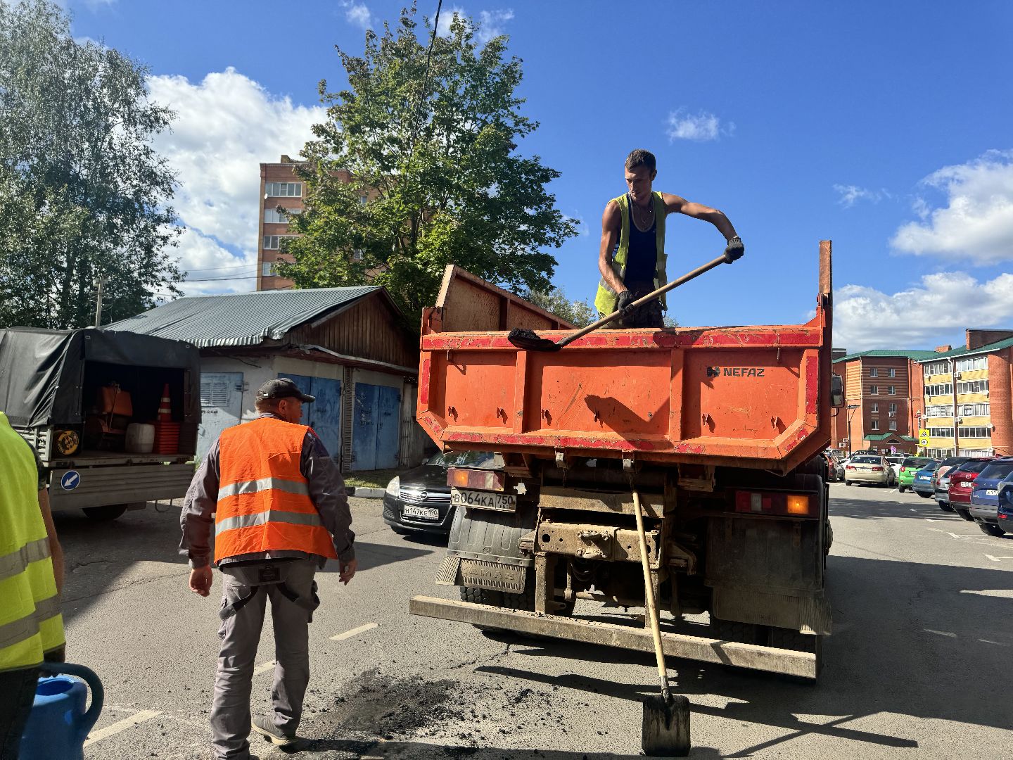 ямочный ремонт, ямочный ремонт дорог, шаховская,